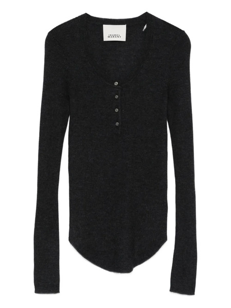  Isabel Marant Idite Button-front Top - Grey 
