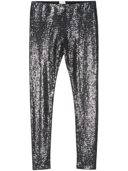  Isabel Marant Joshua Sequin-embellished Leggings - Black 