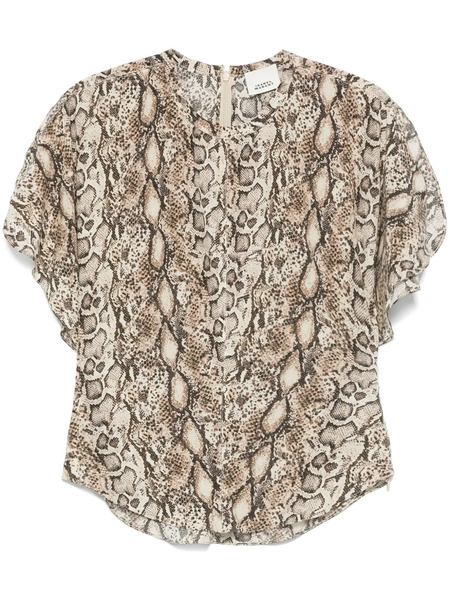  Isabel Marant Karlita T-shirt - Neutrals 