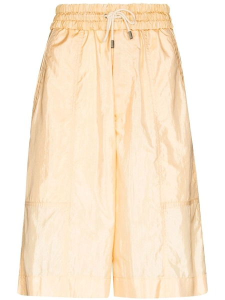  Isabel Marant Laiora Drawstring-waist Bermuda Shorts - Yellow 