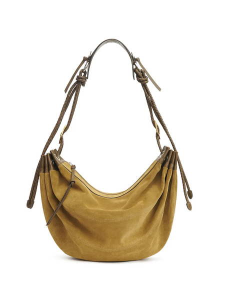  Isabel Marant Large Maia Half-moon Braided-strap Shoulder Bag - Neutrals 