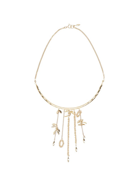  Isabel Marant Leaf-pendant Necklace - Gold 