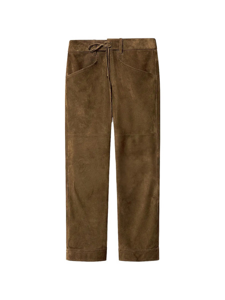  Isabel Marant Leather Trousers - Brown 