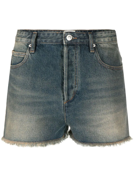  Isabel Marant Lesia Denim Mini Shorts - Blue 