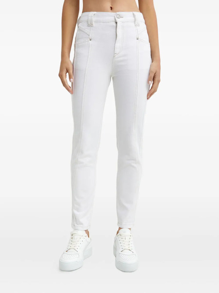  Isabel Marant Logo-patch Jeans - White 