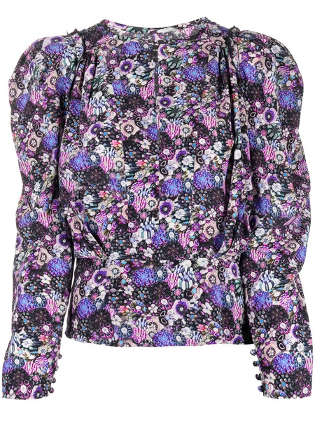  Isabel Marant Long Sleeve Blouse - Purple 