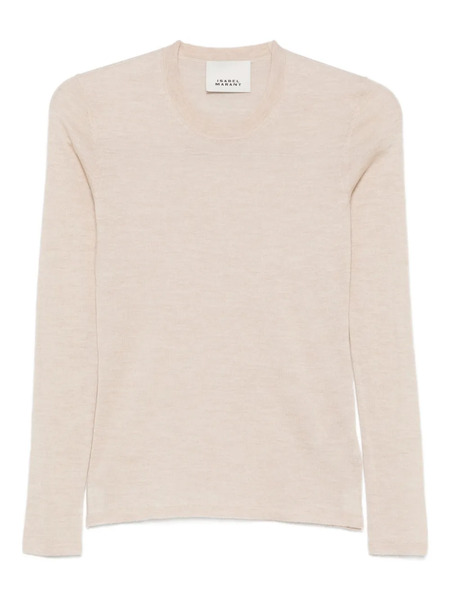  Isabel Marant Long-sleeve Round-neck Sweater - Neutrals 