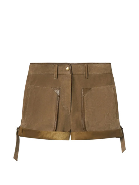  Isabel Marant Marline Suede Shorts - Brown 