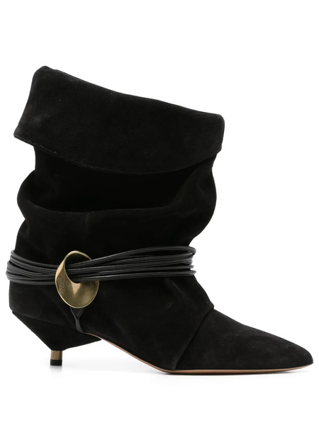  Isabel Marant 45mm Edrika Boots - Black 