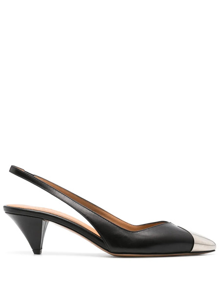  Isabel Marant 50mm Elina Leather Pumps - Black 