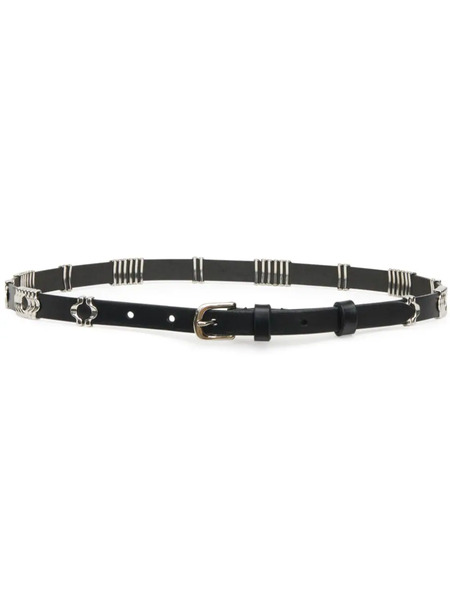  Isabel Marant Odena Leather Belt - Black 