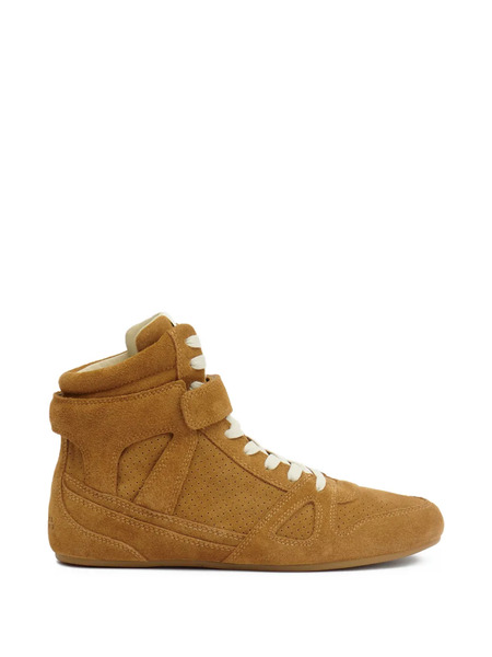  Isabel Marant Senny High-top Leather Sneakers - Brown 
