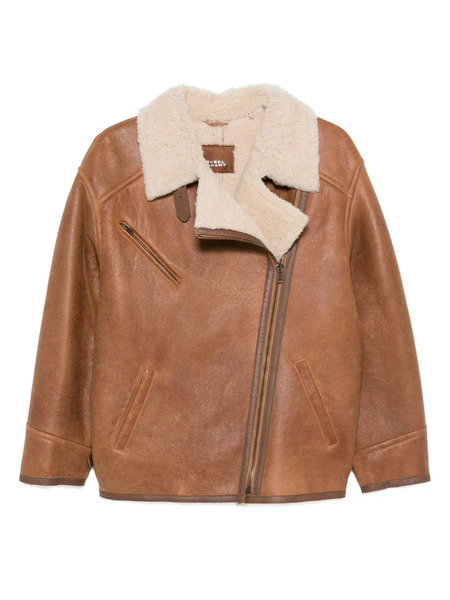  Isabel Marant Shearling Zip-fastening Jacket - Brown 