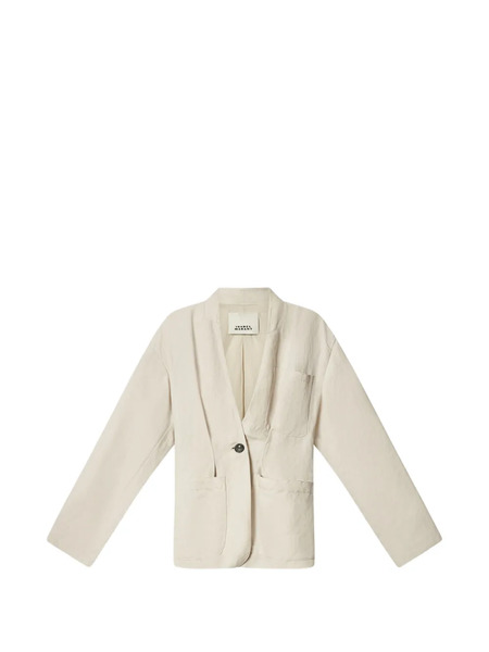  Isabel Marant Soraya Patch-pocket Blazer - Neutrals 