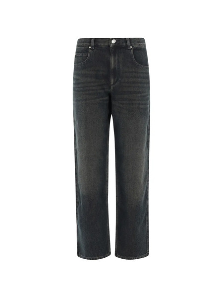  Isabel Marant Straight-leg Denim Trousers - Blue 