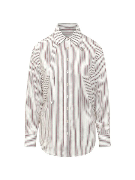  Isabel Marant Striped-pattern Shirt - White 