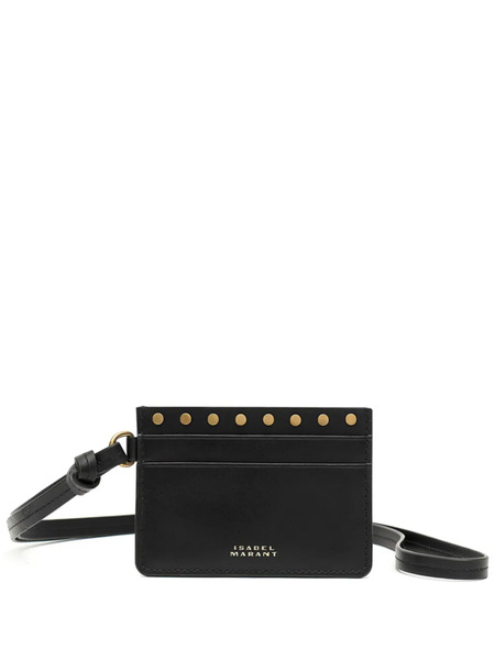  Isabel Marant Stud-embellished Card Holder - Black 