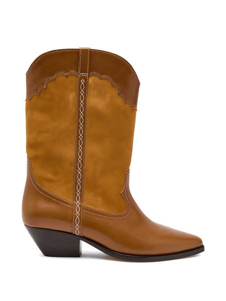  Isabel Marant Suede Panel Boots - Brown 
