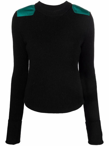  Isabel Marant Two-tone Knitted Jumper - Black 