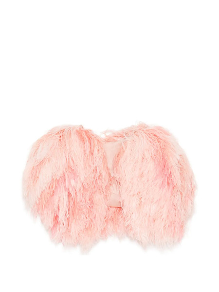  Isabel Sanchis Feather-embellished Jacket - Pink 