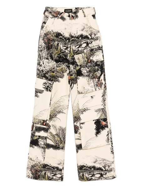  Isabel Sanchis Landscape Print Cargo Pants - Neutrals 