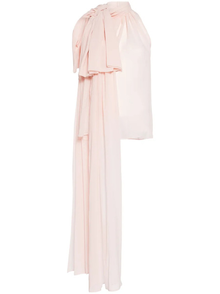  Isabel Sanchis Sash-detail Georgette Top - Pink 