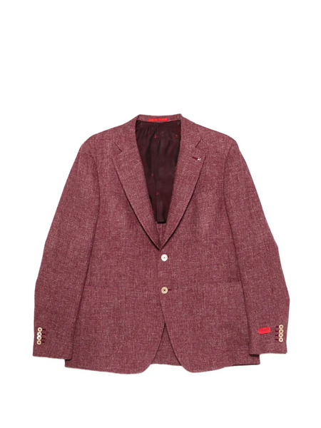  Isaia Buttoned Blazer - Red 