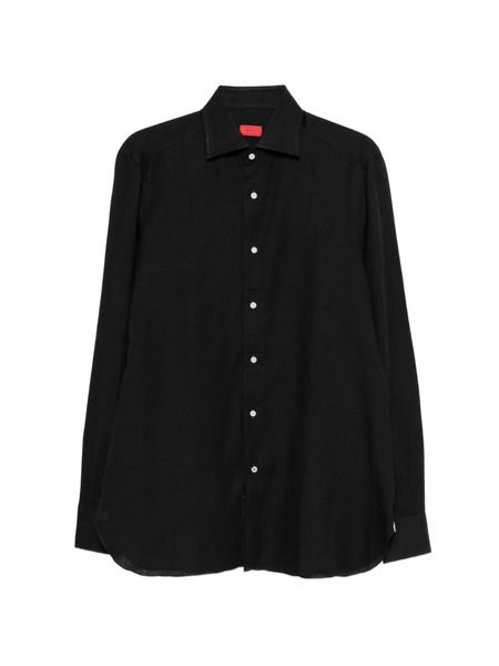  Isaia Buttoned Shirt - Black 