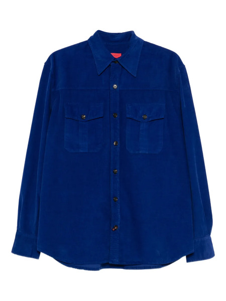  Isaia Chest-pocket Shirt - Blue 