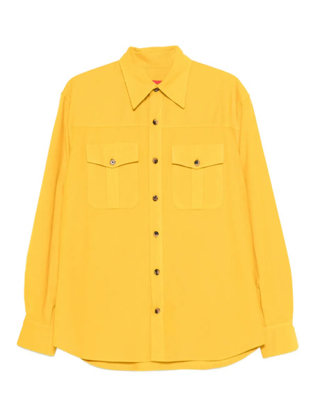  Isaia Chest-pocket Shirt - Yellow 