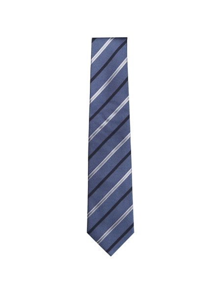  Isaia Striped Tie - Blue 