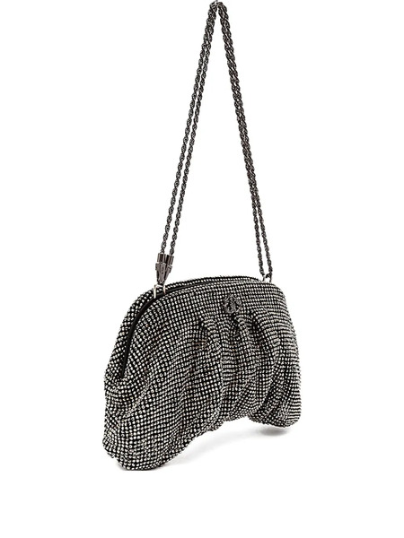  Isla Crystal-embellished Clutch Bag - Black 