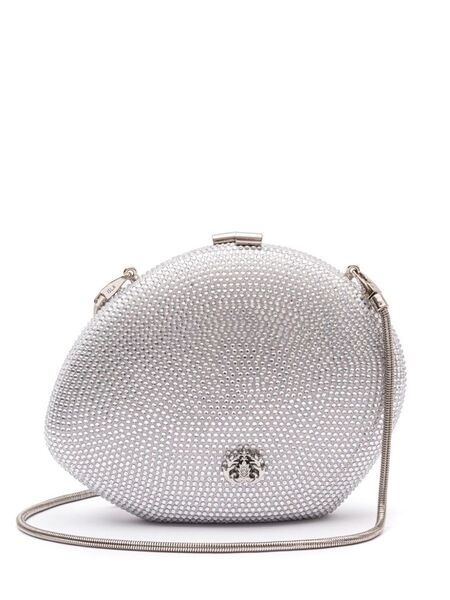  Isla Crystal-embellished Clutch Bag - Silver 