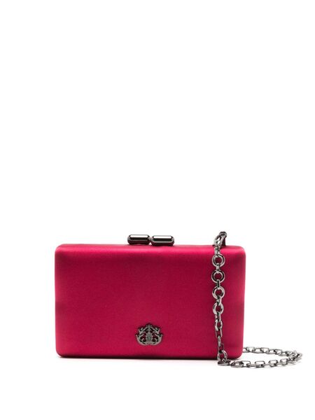  Isla Eva Logo-plaque Clutch Bag - Red 