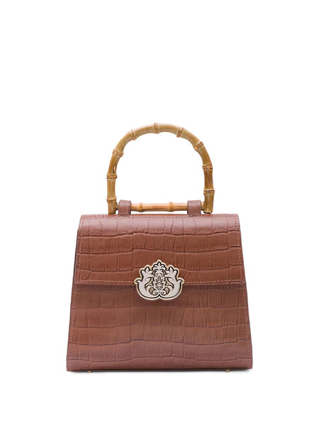  Isla Leather Tote Bag - Brown 