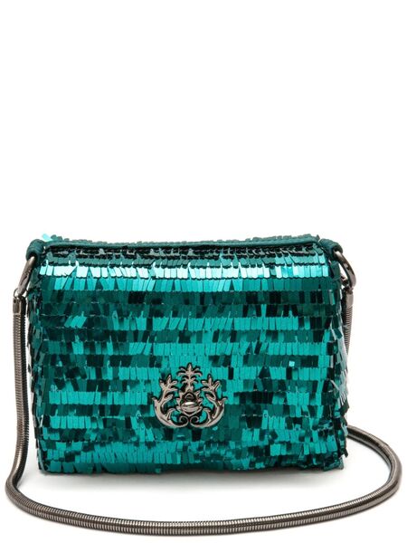  Isla Mini Georgia Sequin Crossbody Bag - Green 
