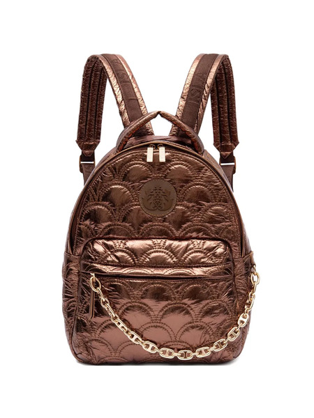  Isla Quilted Backpack - Brown 