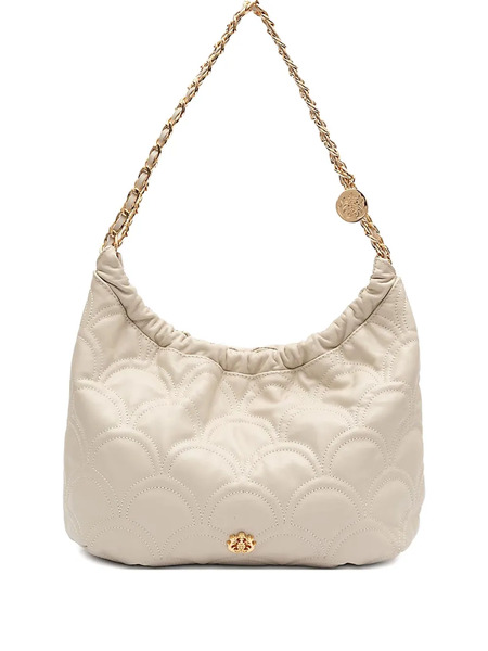  Isla Sirena Cocoon Scalloped Chain Shoulder Bag - Neutrals 