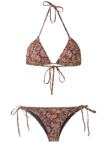  Isolda Borakay Tie Bikini Set - Brown 