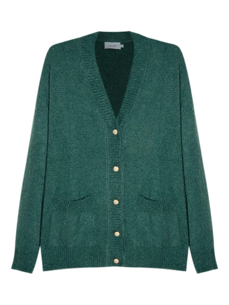  Isolda Button-detailed Patch-pocket Cardigan - Green 