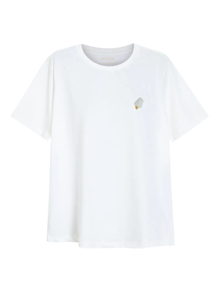 Isolda Caju Embroidered T-shirt - White 