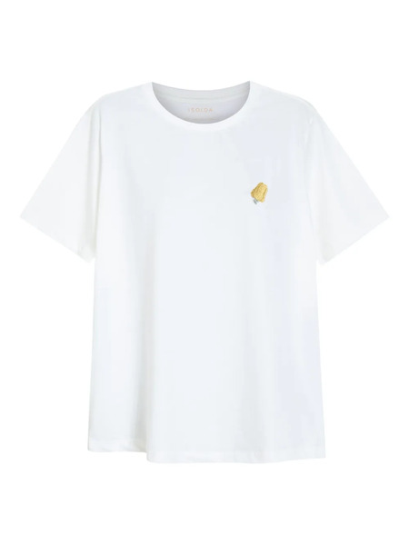  Isolda Caju Embroidery T-shirt - White 
