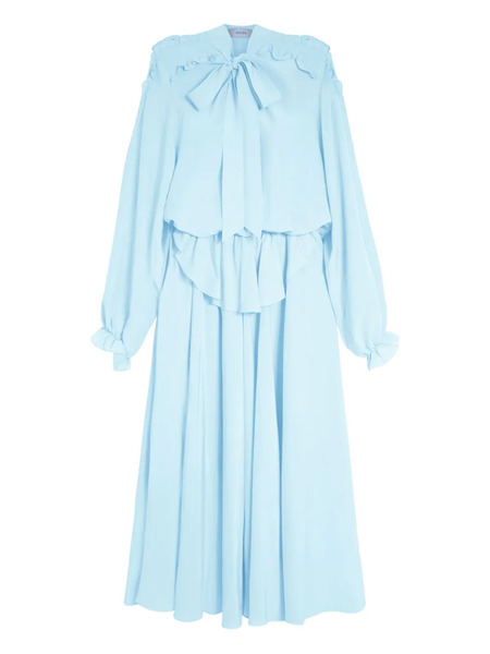  Isolda Dandara Long-sleeve Midi Dress - Blue 