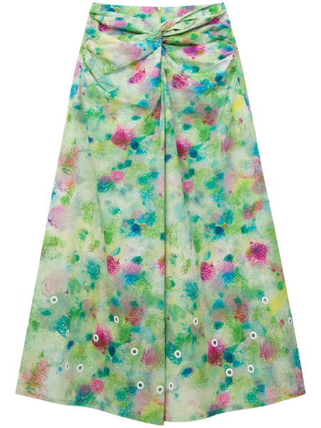  Isolda Kika Midi Skirt - Green 