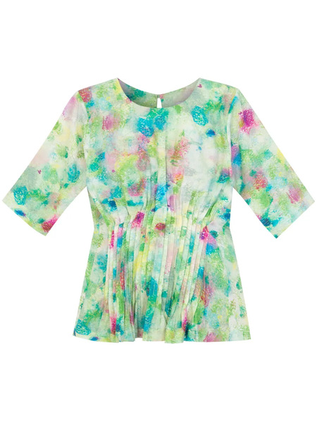  Isolda Labirinto De Rios Blouse - Green 