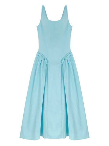  Isolda Palacete Midi Dress - Blue 