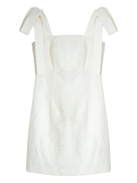  Isolda Santa Luzia Tie-strap Mini Dress - White 