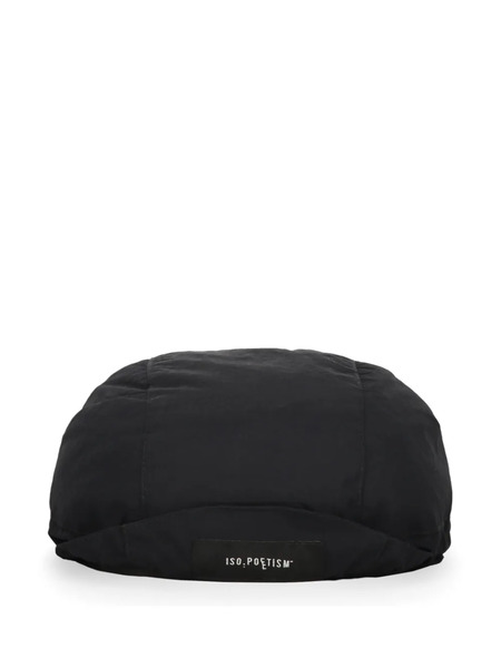  Iso.poetism Drawstring Flat Cap - Black 