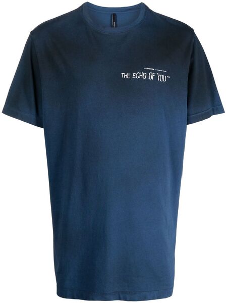  Iso.poetism Graphic-print Tie-dye T-shirt - Blue 