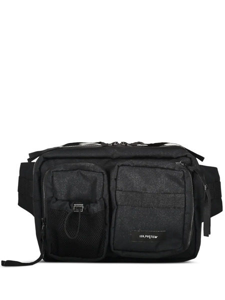  Iso.poetism Logo-patch Belt Bag - Black 